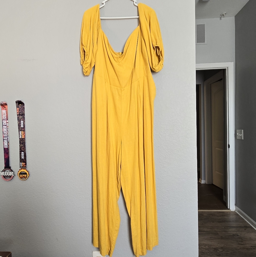 Yellow jumpsuit